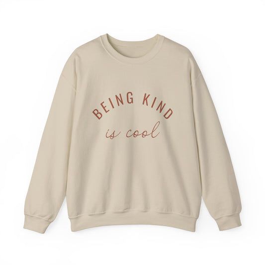 Being Kind is Cool Heavy Blend™ Crewneck Sweatshirt